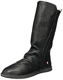 Handschuhweiches Leder Softinos Damen TEYA328SOF Smooth Leather Schlupfstiefel, Schwarz (Black), 37 EU