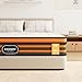 SCEPKN 4FT6 Double Mattress, 9-Zone Gel Memory Foam, 10 Inch Pocket Sprung Hybrid Orthopedic Mattress Breathable Soft Fabric for Pressure Relief and Motion Isolation,135x190x25cm