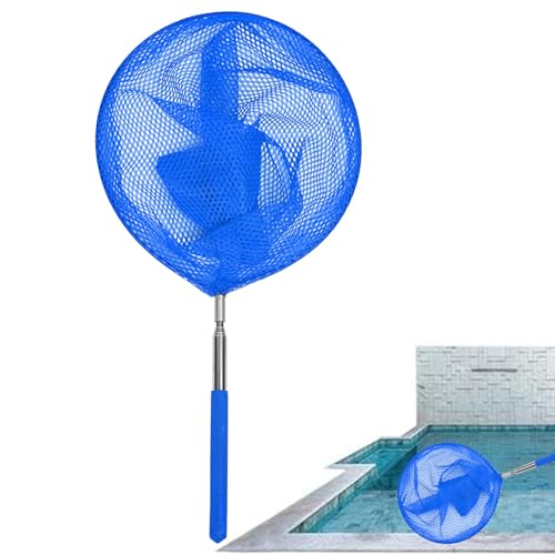 Retino Piscina Pulizia, Retino Per Piscina Con Palos Telescopico In Acciaio Inox, Skimmer Piscinas Rete Da Pesca, Accessoris Piscinas, Versatile A Maglia Fine Per Laghetto, Vasca Idromassaggio