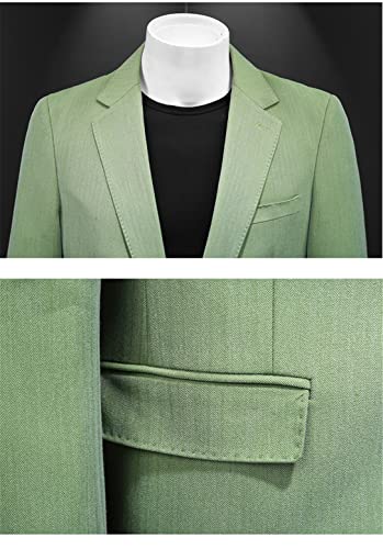 Herren Freizeitkleid Anzüge Singer Stage A Linie von Knöpfen Slim Fit Blazer und Hose – Bild 5