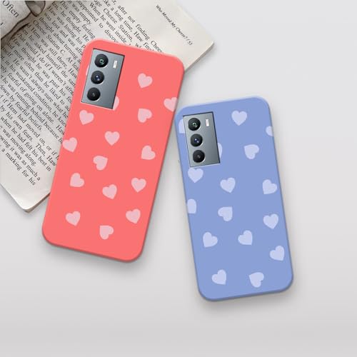 Image of COLORflow Back Cover Compatible with iQOO 9 SE 5G | Heart Celestial Color Customized Back Cover Compatible with iQOO 9 SE 5G