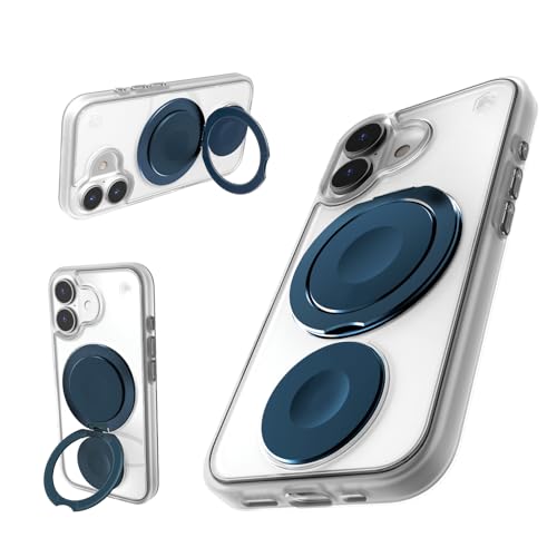 Coque iPhone 16 antichoc avec béquille 360 MagSafe STM Roll Spin