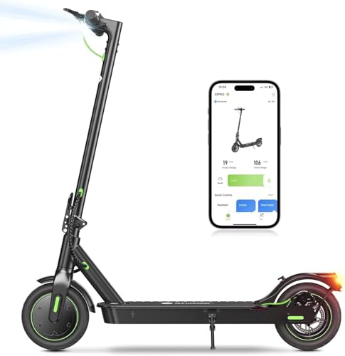 Fast Electric Scooter, 8.5-10" Electric Scooters Adult, 30-50KM Long Range, 3/4 Speed Modes with APP Control, Doual Braking System, Fast Charging Foldable E Scooter for Adults and Teens