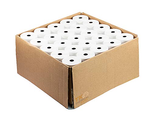 Thermal King, Point-of-Sale Thermal Paper Rolls fits Clover Station POS System, 3 1/8