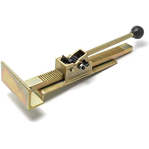 QWORK Flooring Jack, Professional Hardwood Flooring Jack and Positioning Tool for Straighten and Installing Hardwood Floors, Easy Ratcheting Mechanism Cover