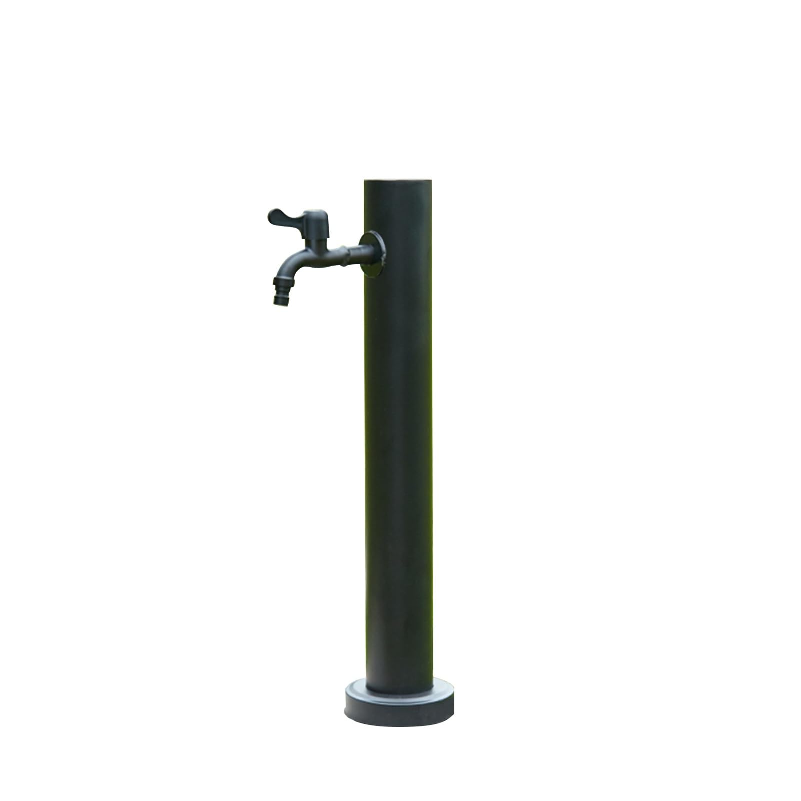 Colonne d'eau de Jardin avec Robinet, Distributeur d'eau Vertical cylindrique en Acier Inoxydable, Colonne d'eau extérieure, pour l'arrosage et Le Lavage du Jardin.(23.6in/60cm,A)