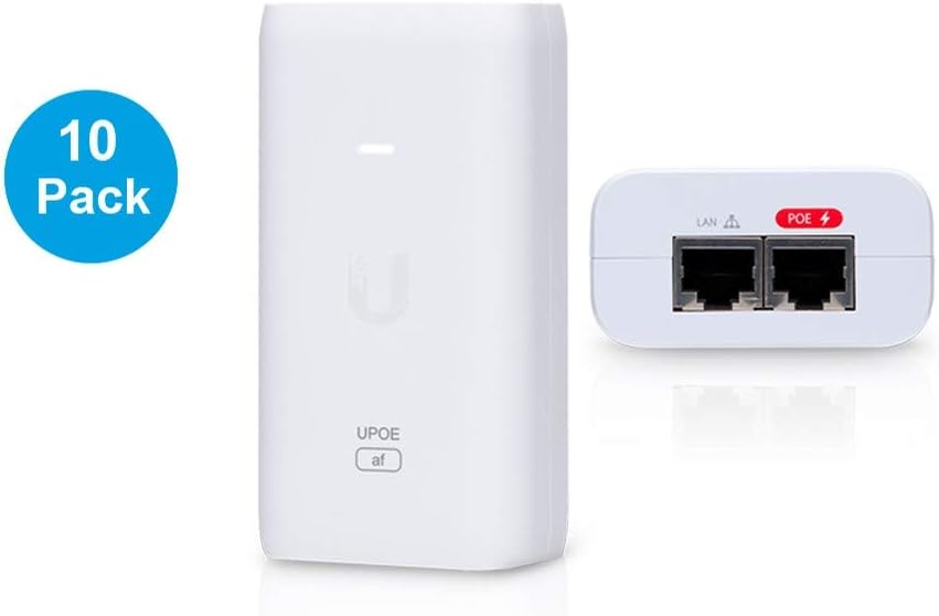 POE Injector U-POE-af 10 Units 802.3af Supported PoE Power Over Ethernet Injector