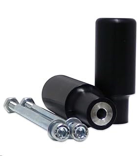 Shogun Kawasaki Ninja 650 Z650 Z 650 KRT EX650 EX 2017 2018 2019 2020 2021 2022 2023 Black No Cut Frame Sliders Fits ABS & NON ABS Models - 750-4519 - MADE IN THE USA