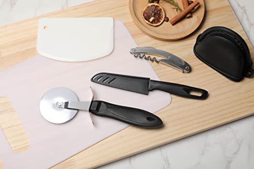 Black Nordic Style Aluminium Utensils Kit Cooking Accessories Portable Restaurant Home Non-Stick Silicone Cooking Kitchen Utensils Set #TOP5