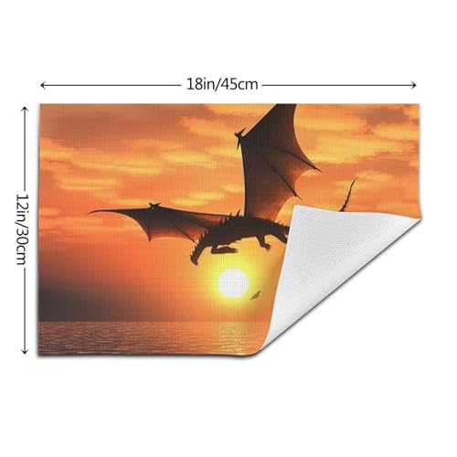 Set de table de qualité supérieure en PVC tissé résistant à la chaleur pour table de créateur