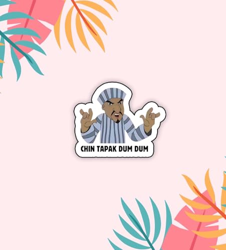 Image of Gift Me Bazar Wooden Fridge Magnet Chin Tapak Dum Dum Funny Fridge Magnet | Refrigerator Magnets Decor | Home & Kitchen Decoration Items Magnet