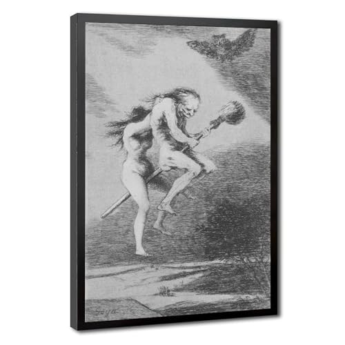 Toile Witches on A Broomstick Goya de qualité supérieure 50x76