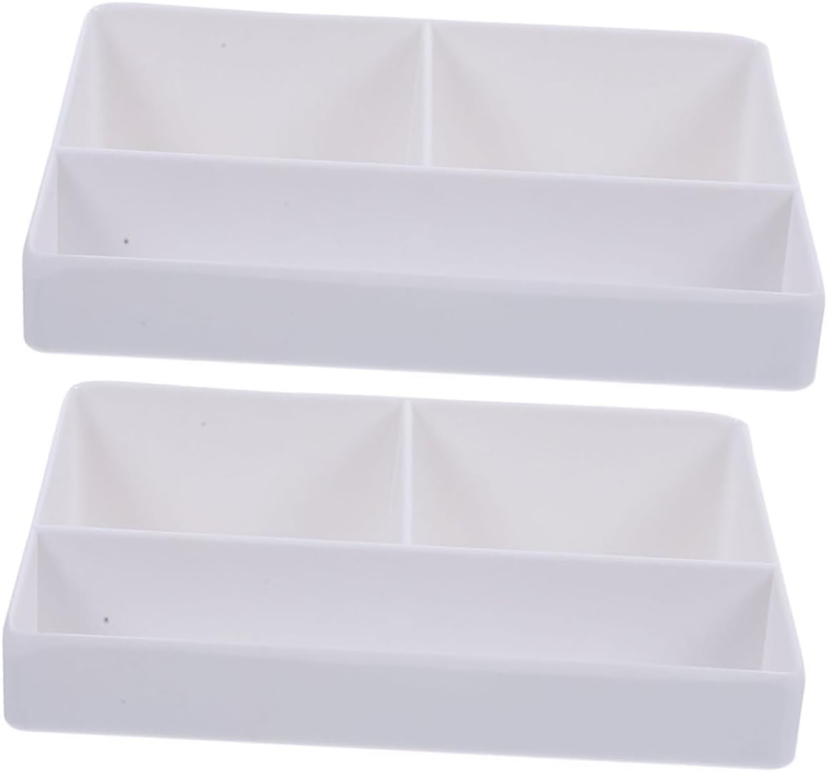 SOLUSTRE 2pcs Tea Bag Holder Organizer for Sweeteners Coffee Creamer and Sugar Packets Compact Storage for Nightstand and Coffee Bar Countertop