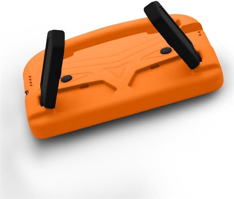 Tablet PC Bags Cases Sleeves Tablet Case Compatible with Kids Compatible with iPad Air/for iPad 5 Case - Lightweight EVA Shockproof Protective Handle Stand Cover(Orange)