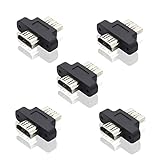 LINGLING ONE 5 Pack HDMI Female to HDMI Female Panel Mount Adapter