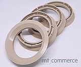 ABMESSUNG: 72,5 x 57,1 mm CRK 4X Zentrierringe 72,5 x 57,1 mm beige Felgen Ringe Made in Germany