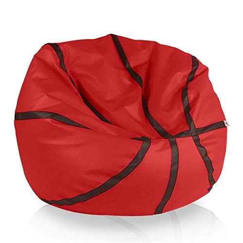 Italpouf Puff Asiento 55 x 100 cm Sillón Baloncesto Pelota Silla Grande Balon Basquet 300L 22 Colores