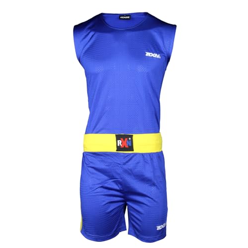 Image of RXN Competition Boxing Wushu Dress - WD-01 Boxing Uniform Short & Vest Set Light Weight Sports Dress Boxing Suit For Men & Women