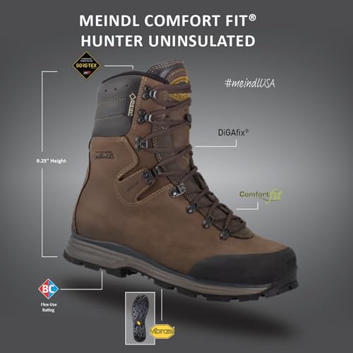 Meindl Men's Comfort-Fit Hunter | Gore-Tex Waterproof Uninsulated Hunting Boot | Wide Toe Box | Made in Germany2