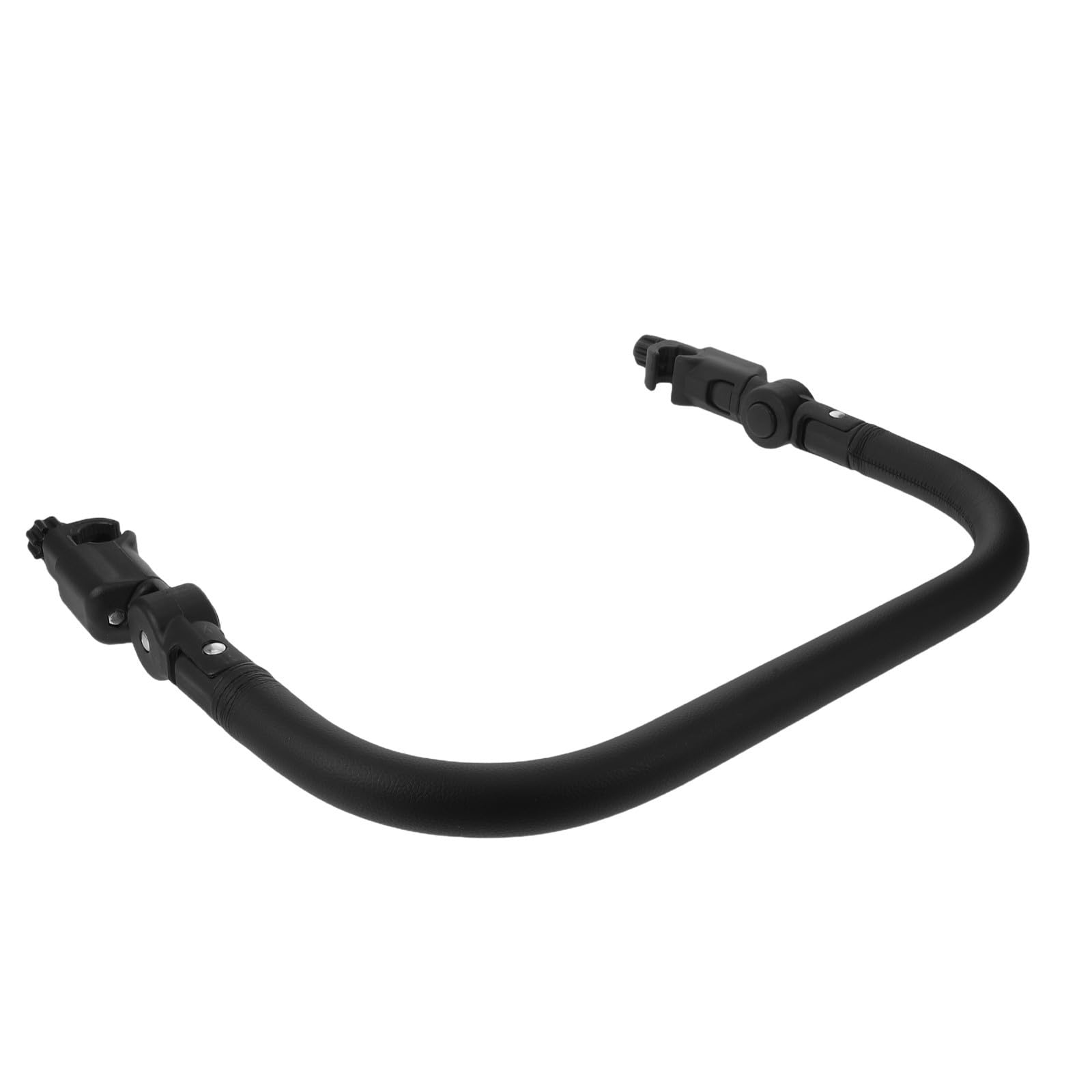 TOYANDONA Accoudoir de Poussette en Pu Noir Protection Anti-chute et Poignée Sécurisée, Pliable sans Retirer, pour Sorties Bébé et Tout-petits