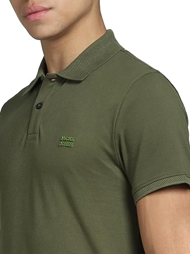 Image of Jack & Jones Men Cotton Slim Fit T-Shirt