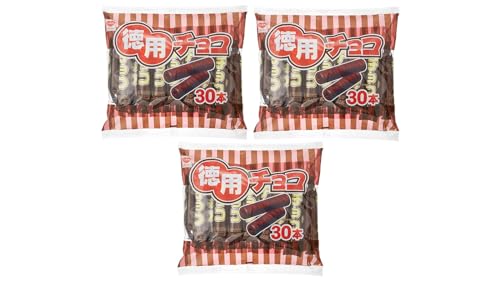 【セット販売】リスカ 徳用チョコ棒 30本入×3袋 (計90本)