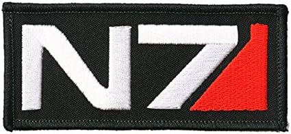N7 Mass Effect Iron On Sew On Embroidered Patch