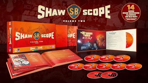 Shawscope Volume Two Limited Edition Blu-ray Box Set - 36th Chamber, Invincible Shaolin, Boxer’s Omen & More - Blu-ray + CD Collection [Blu-Ray]