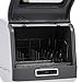 Countertop Dishwasher, 800W Countertop Compact Dishwashers, Automatic Portable Mini Dishwasher with Multiple Wash Programs & Bowl Basket for Apartments RVs