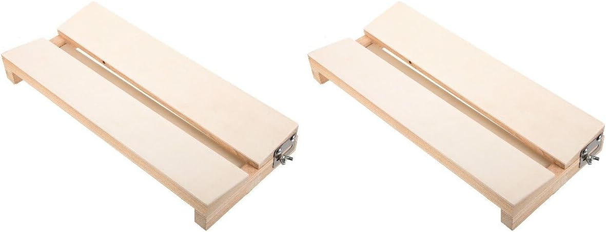 PAREKS Adjustable Insect Spreading Board Wooden Butterfly Mounting Spreading Board for Science Education/352 (Size : 2pcs)