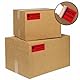 MFLABEL 500 Stück Vorsicht zerbrechlich Stickers (100x50mm) Fragile Stickers Warnetiketten Moving Warnhinweis Aufkleber
