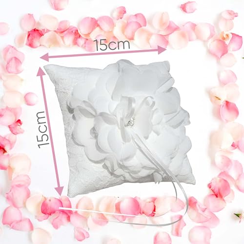 EinsSein 1x Cuscino matrimonio Fiori 15x15 piccolo...