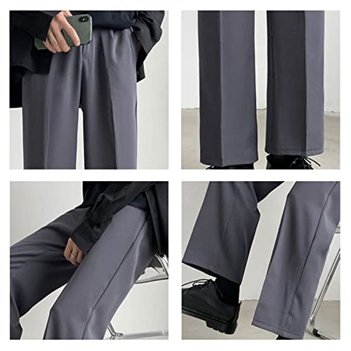 Pantalones de vestir holgados y cómodos para hombre DGHM-JLMY miniatura 5
