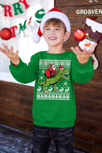 BesserBay Kid's Christmas Ugly Santa Claus Sweatshirt 4-14 Years4