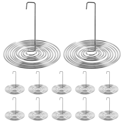 OUNONA Stainless Steel Tea Pot Spout Strainers - 20 Pack Spring Coil Filters for Loose Leaf Tea Brewing Accessories, 1.38 Inch Diameter, Easy Installation for Home or Office