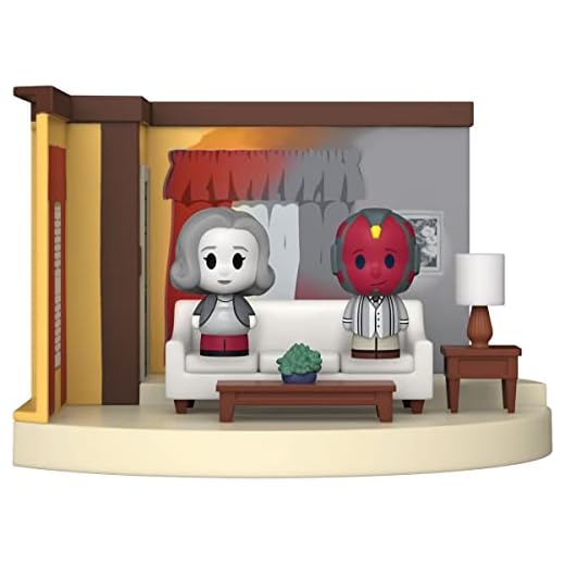 Funko Mini Moments: Marvel: Wanda Vision - LR 60’s - WandaVision - Figura de Vinilo Coleccionable - Idea de Regalo- Mercancia Oficial - Juguetes para Niños y Adultos - TV Fans
