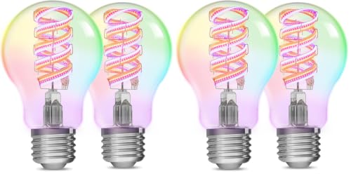 Image of Linkind Matter A19 Smart Light Bulbs, Alexa /Apple Home, 4Pack (Pack of 2)