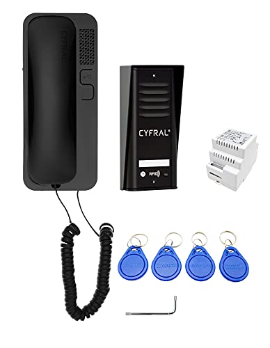 Cyfral Cosmo R 1 Interphone avec 2 fils et lecteur RFID intégré pour une famille Cover