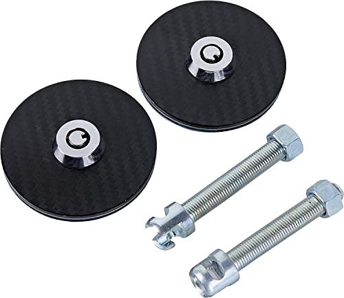 OCC MOTOR SPORT KIT Noir/Argent Fermeture DE Capot Type Carbone avec CLÉ – vue 2