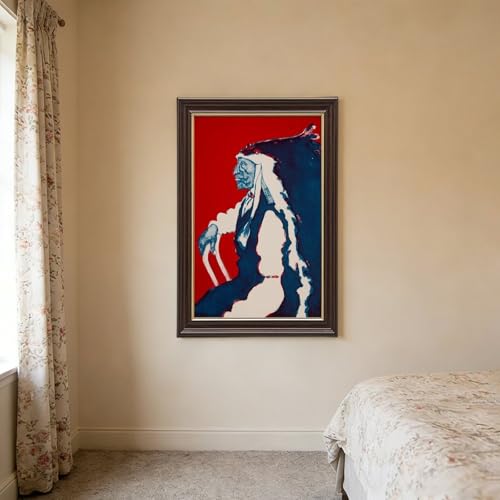 Impression giclée Fritz Scholder avec cadre à suspendre moderne - 3