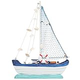 Décoration mini voilier – cette décoration unique convient à toutes les pièces de votre maison, y compris la salle de bain, la chambre, la cuisine ou le salon, et apporte une ambiance de vacances au bord
