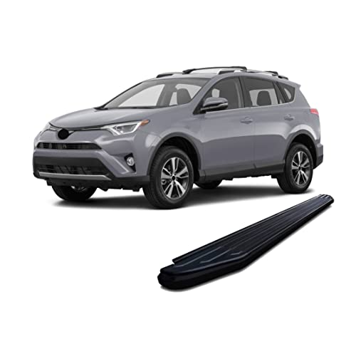 Estribos Running Boards Black Horse Off Road para Toyota Rav4 miniatura 2