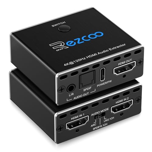 Extracteur audio HDMI 2.1 pour jouer en 4K 120Hz sur Xbox avec barre de son Dolby Digital