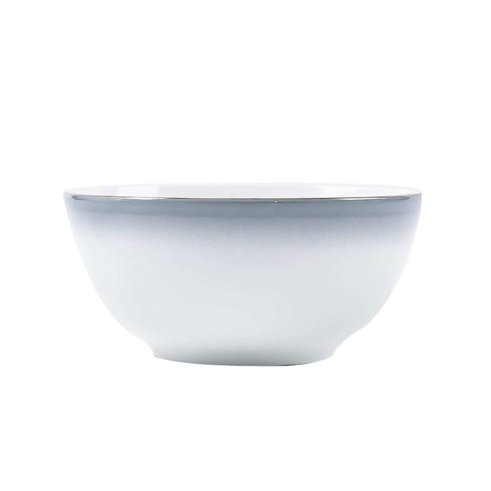 Bol à soupe en céramique gris dégradé de 20 cm pour la table quotidienne