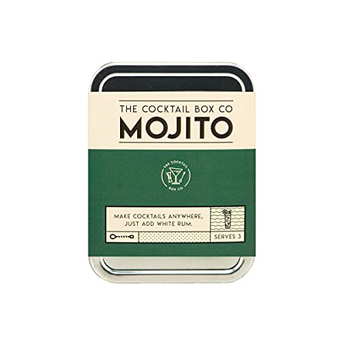 Mojito Cocktail Kit - The Cocktail Box Co. Premium Cocktail Kits - Make Hand Crafted Cocktails. Great gift for any cocktail lover and makes the perfect travel companion! (1 Kit)