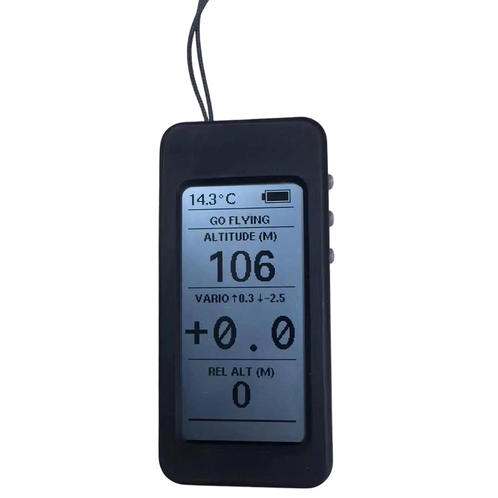 Altimètre de Parapente de Précision de 2,13 Pouces, Compatible avec la Connexion Bluetooth