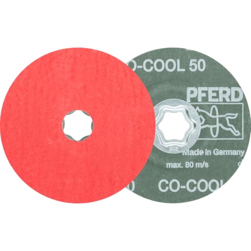 Disque fibre céramique Pferd Combiclick grain 50 pour meuleuse d'angle de 115mm