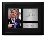 HWC Trading Rik Mayall The New Statesman Alan B'Stard MP Framed Gifts Printed Signed Autograph Picture for TV Show Fans - US Letter Size