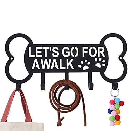 Lesix Metall-Haken für Hundeleine mit Haken zum Aufhängen an der Leine Cover