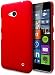 Microsoft Lumia 640 Case, Cimo [Satin] Ultra Slim Matte Soft Touch Hard Case for Microsoft Lumia 640 - Red